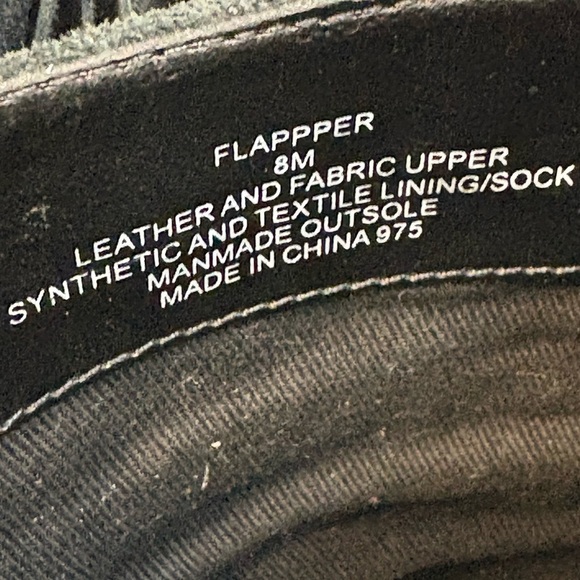 Steve Madden Black Suede Fringe Flapper Stiletto Ankle Booties | Size 8 - Picture 6 of 10